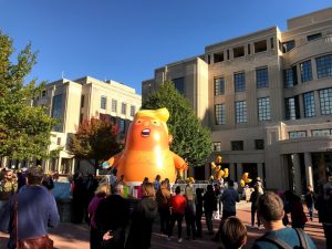 Anti-Trump Protest Balloon Baby Trump